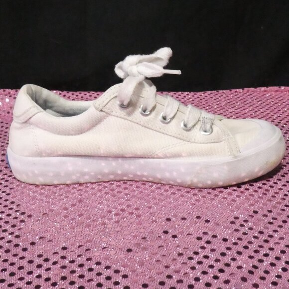 KEDS - Memory Foam Sneakers | 13M | Girls White Crew Kick '75 Shoes - Picture 8 of 15